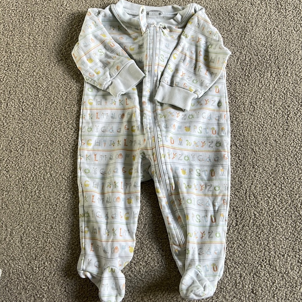Kissy Kissy ABC Footie 3-6 Months